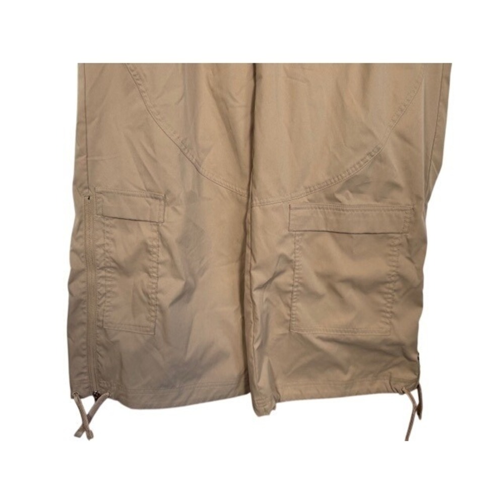 NWOT‎ Jordan Flight Cargo Pants Tan Wide Leg Drawstring Womens - Medium - Picture 10 of 16